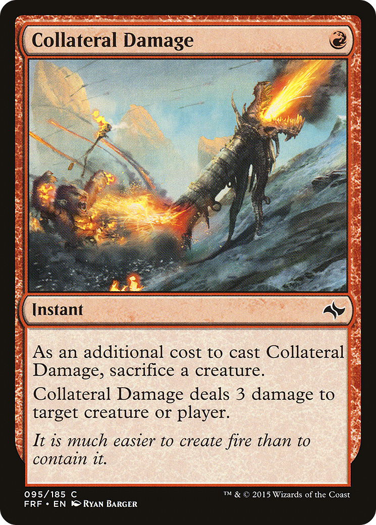 Collateral Damage (FRF-095) - Fate Reforged Foil