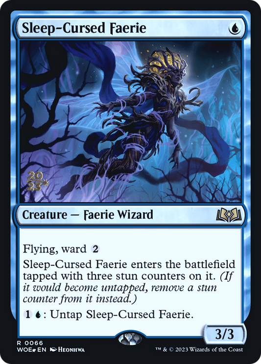 Sleep-Cursed Faerie (PWOE-66S) - Wilds of Eldraine Promos Foil