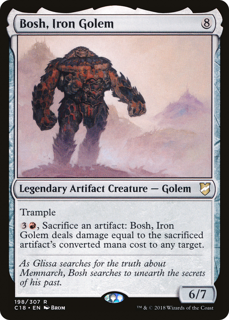 Bosh, Iron Golem (C18-198) - Commander 2018