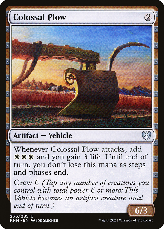 Colossal Plow (KHM-236) - Kaldheim Foil