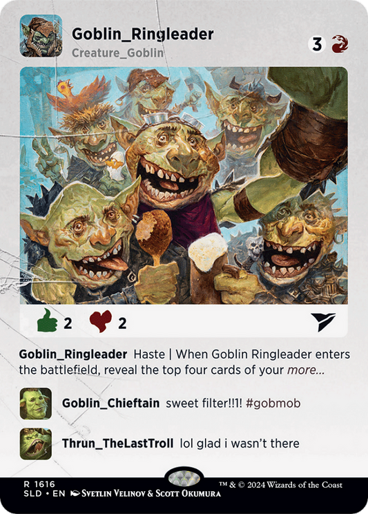 Goblin Ringleader (SLD-1616) - Secret Lair Drop