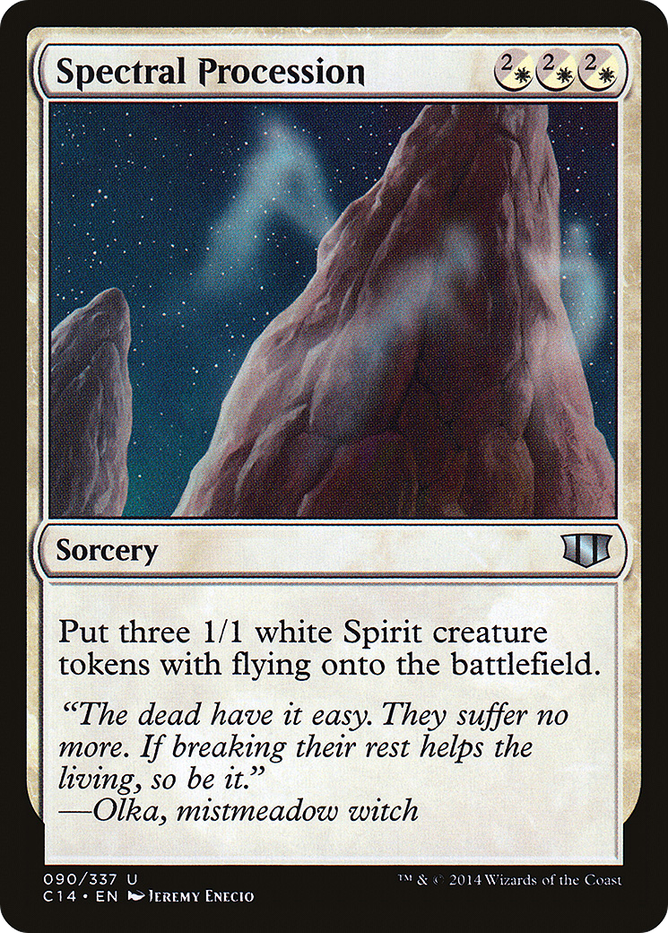 Spectral Procession (C14-090) - Commander 2014