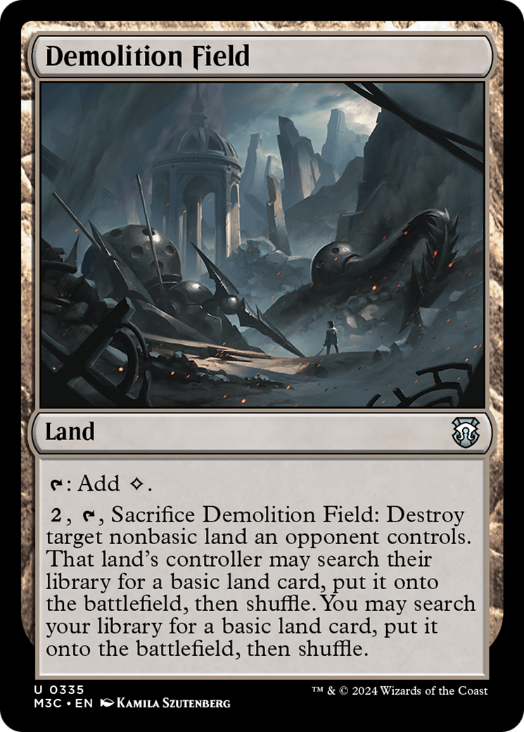 Demolition Field (M3C-335) - Modern Horizons 3 Commander