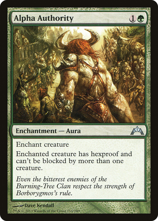 Alpha Authority (GTC-114) - Gatecrash Foil