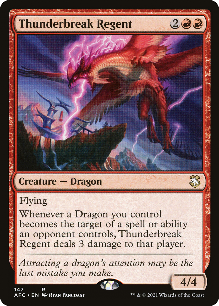 Thunderbreak Regent (AFC-147) - Forgotten Realms Commander