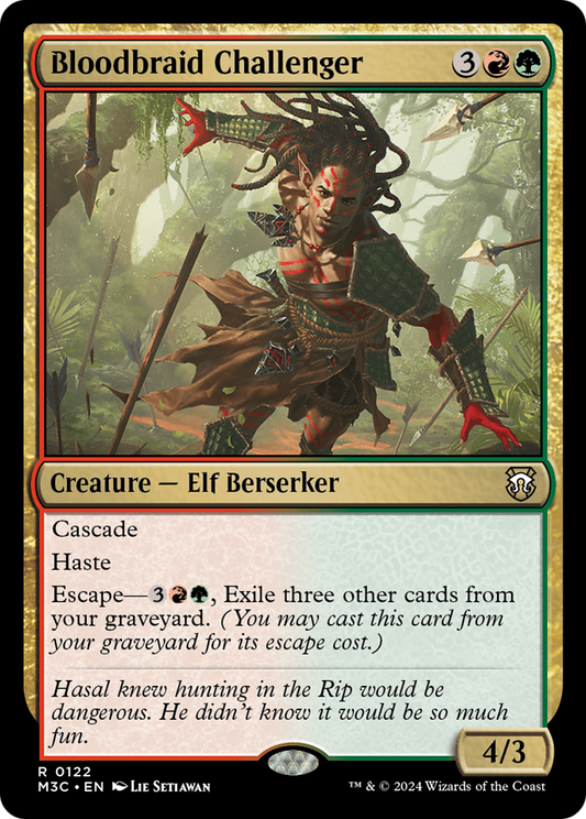 Bloodbraid Challenger (M3C-122) - Modern Horizons 3 Commander