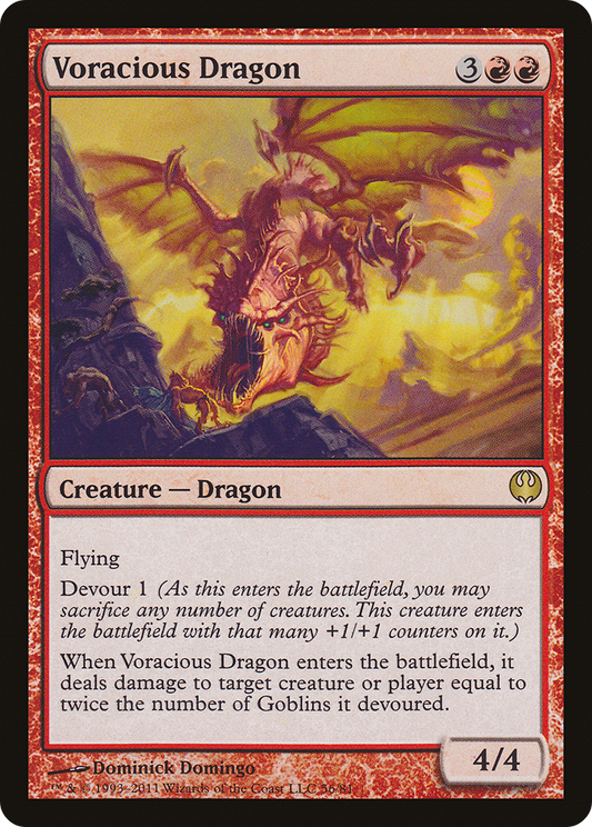 Voracious Dragon (DDG-056) - Duel Decks: Knights vs. Dragons