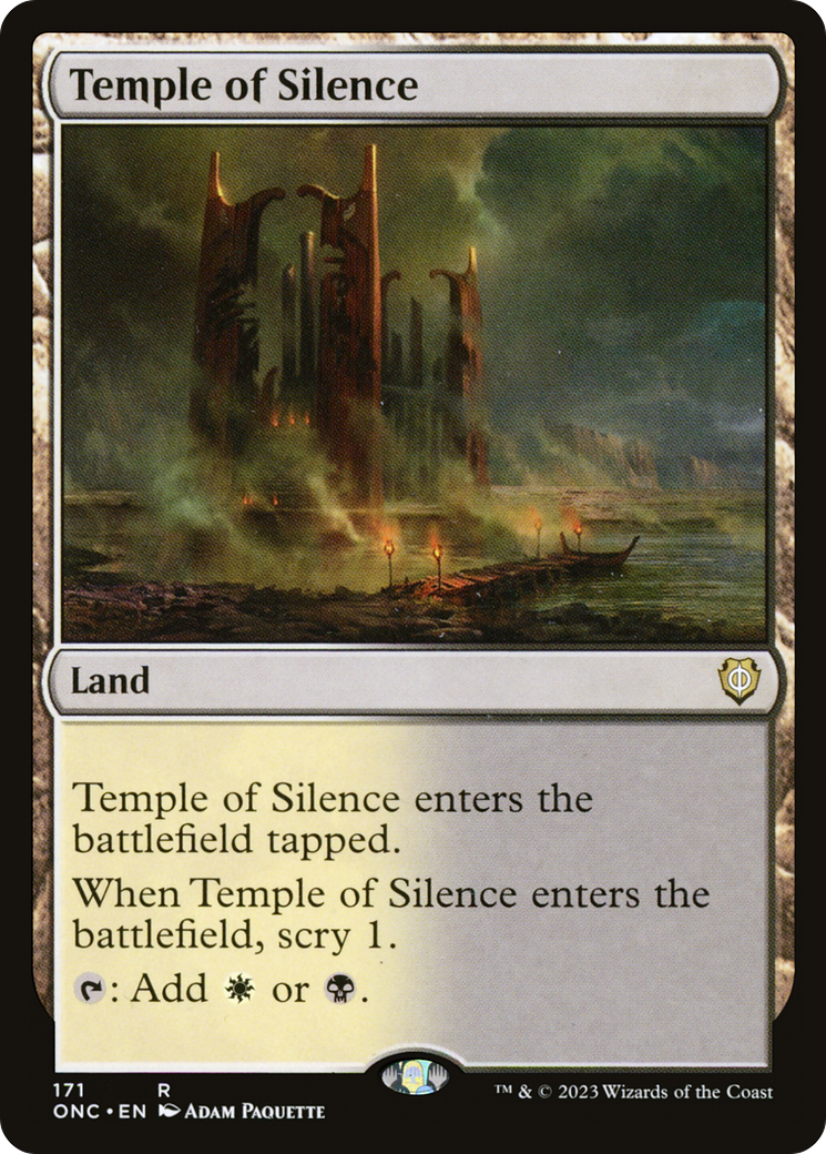 Temple of Silence (ONC-171) - Phyrexia: All Will Be One Commander