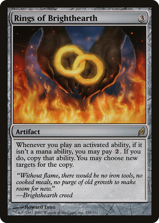 Rings of Brighthearth (LRW-259) - Lorwyn Foil