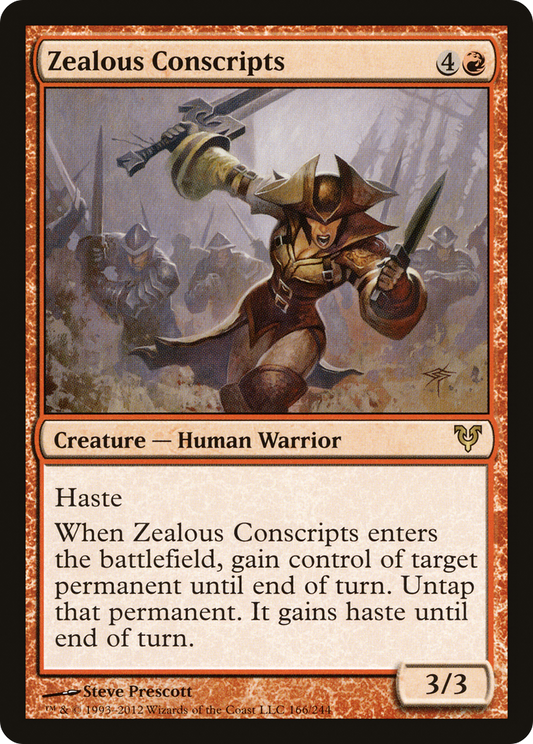 Zealous Conscripts (AVR-166) - Avacyn Restored