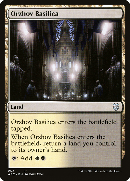 Orzhov Basilica (AFC-253) - Forgotten Realms Commander