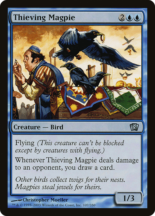 Thieving Magpie (8ED-107★) - Eighth Edition Foil