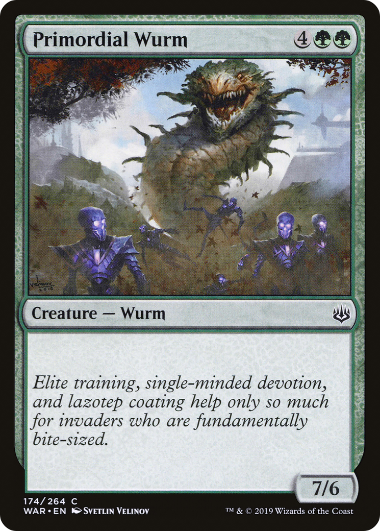 Primordial Wurm (WAR-174) - War of the Spark Foil