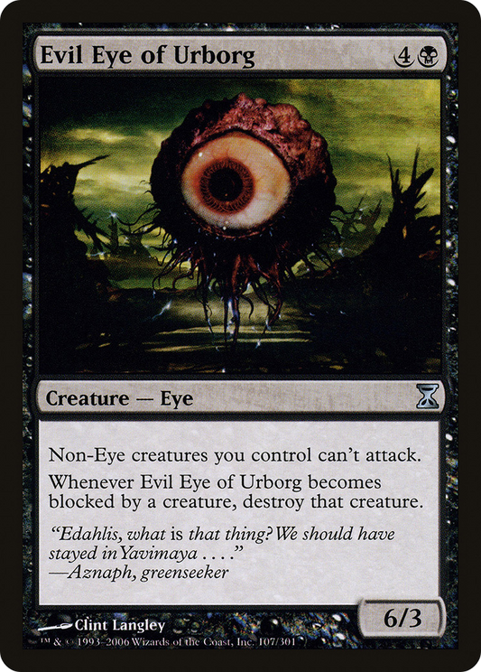 Evil Eye of Urborg (TSP-107) - Time Spiral Foil