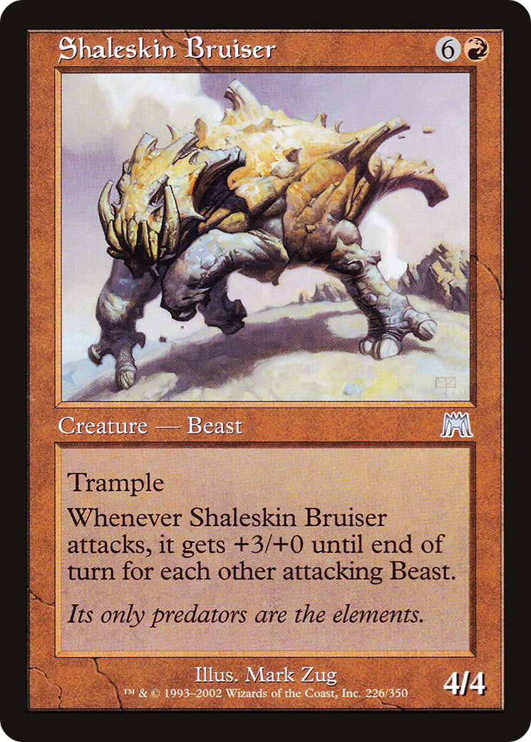 Shaleskin Bruiser (ONS-226) - Onslaught Foil