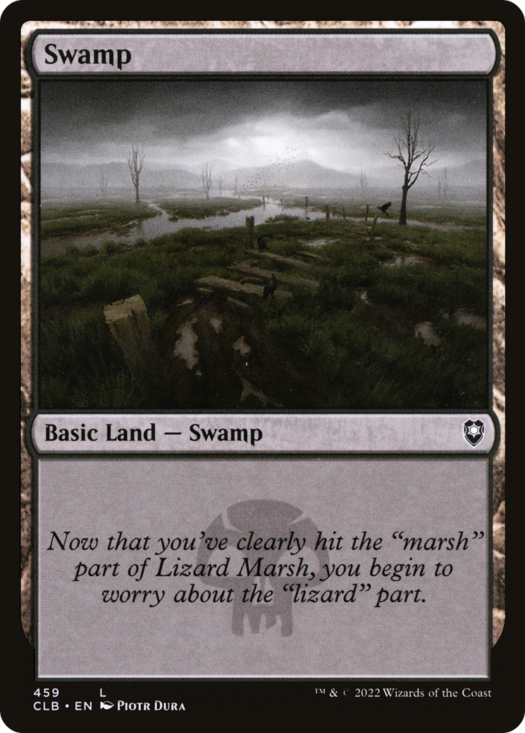 Swamp (CLB-459) - Commander Legends: Battle for Baldur's Gate Foil