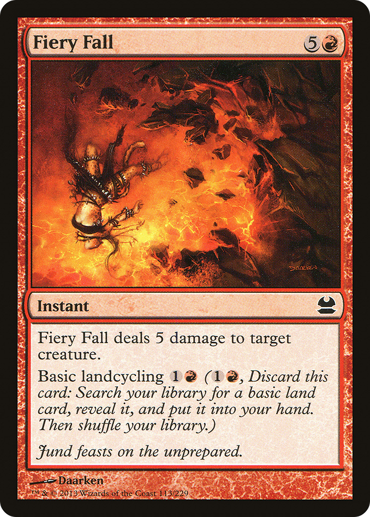 Fiery Fall (MMA-113) - Modern Masters Foil