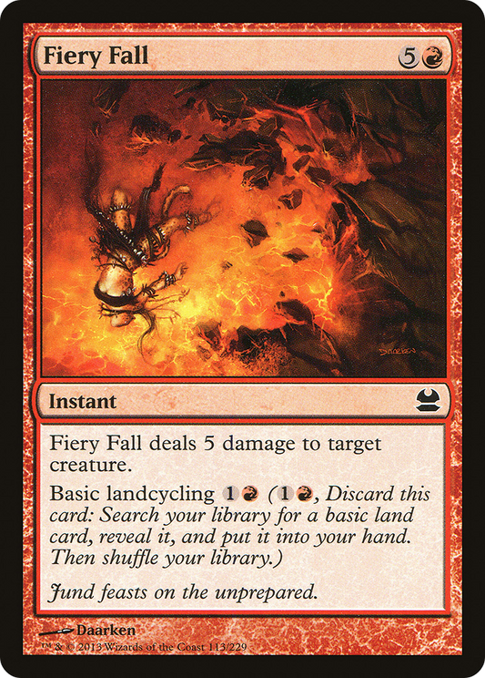 Fiery Fall (MMA-113) - Modern Masters Foil