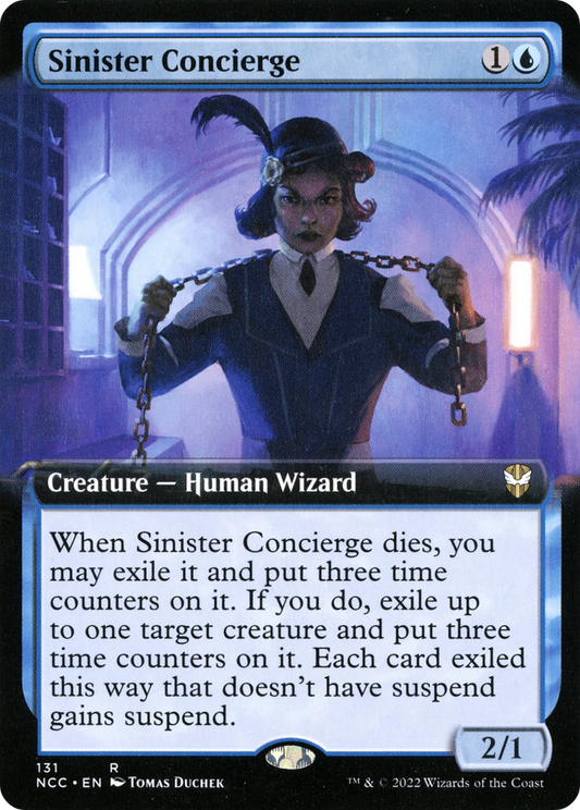 Sinister Concierge (NCC-131) - New Capenna Commander: (Extended Art)