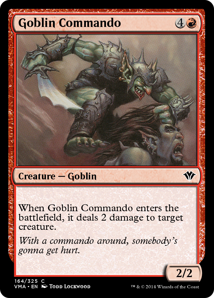 Goblin Commando (VMA-164) - Vintage Masters Foil