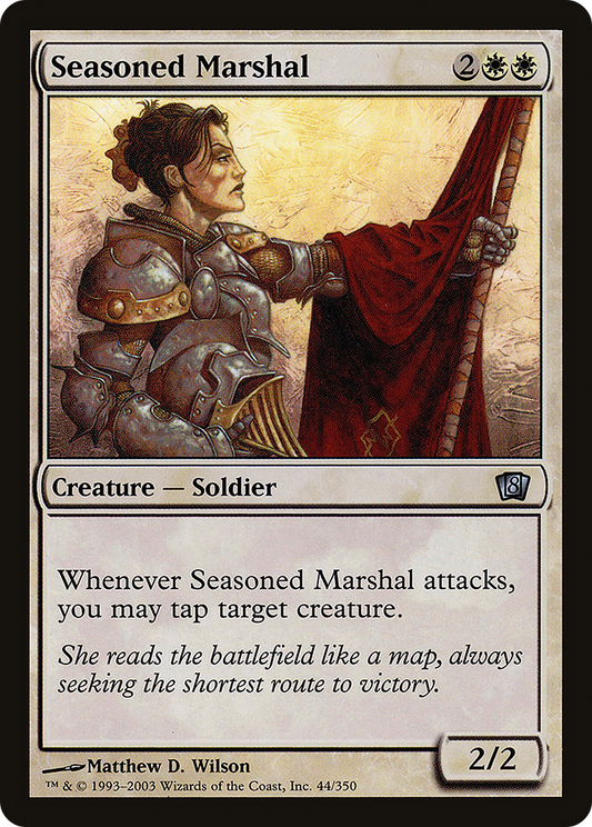 Seasoned Marshal (8ED-44★) - Eighth Edition Foil