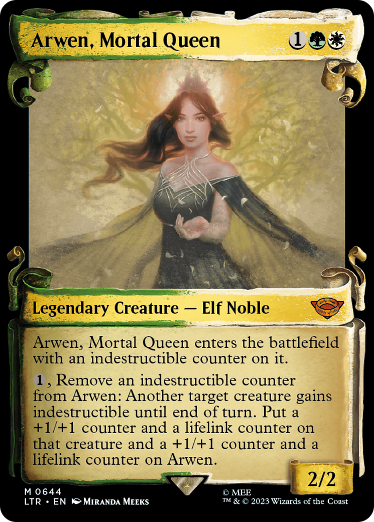 Arwen, Mortal Queen (LTR-644) - The Lord of the Rings: Tales of Middle-earth: (Showcase) Foil