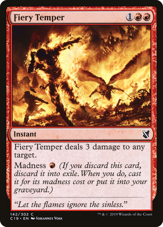 Fiery Temper (C19-142) - Commander 2019