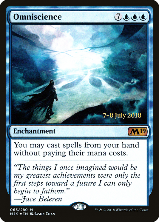 Omniscience (PM19-65S) - Core Set 2019 Promos Foil