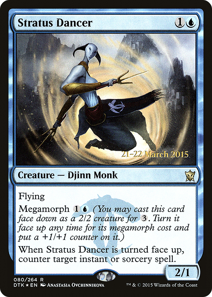 Stratus Dancer (PRE-80S) - Dragons of Tarkir Promos (Prerelease) Foil