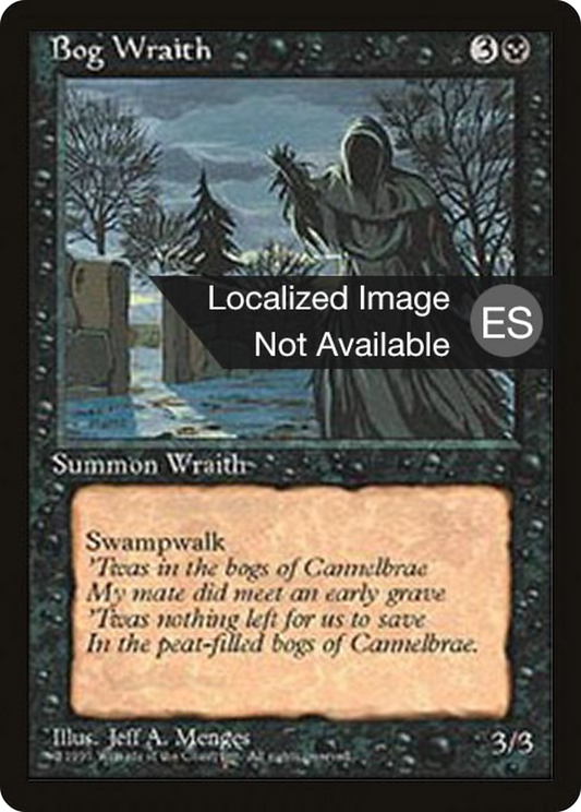 Bog Wraith (4BB-124) - Fourth Edition Foreign Black Border