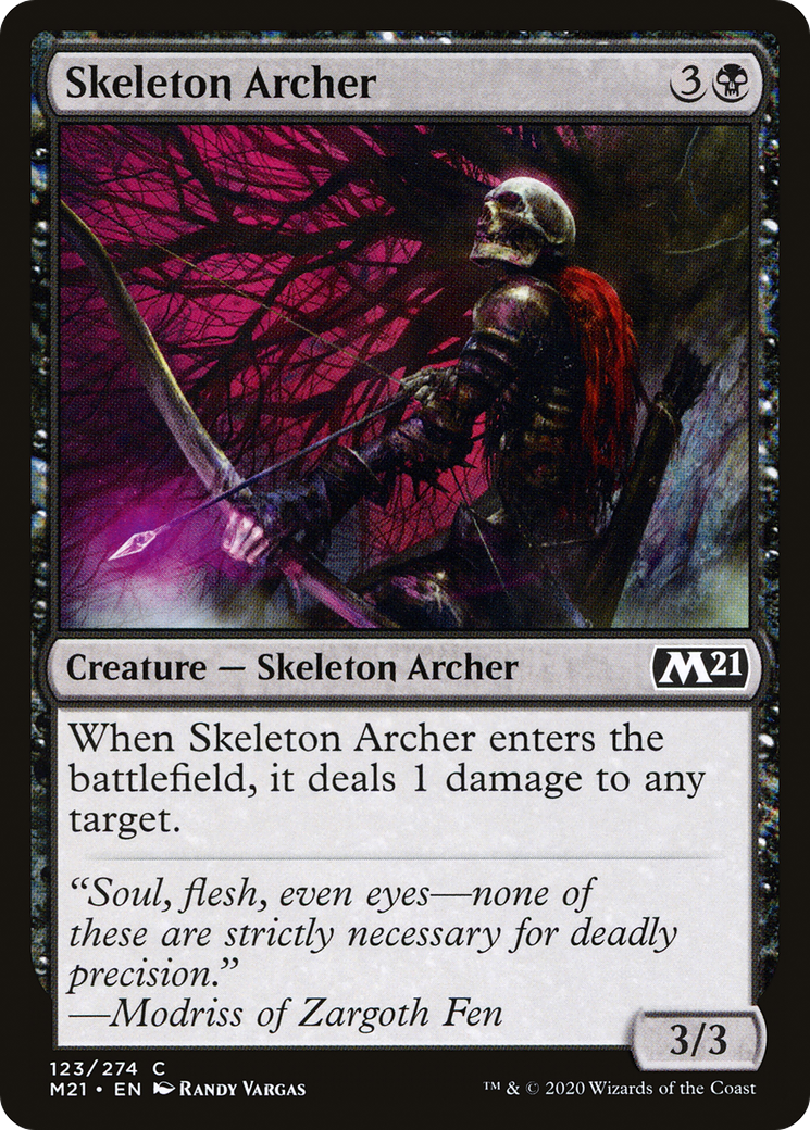 Skeleton Archer (M21-123) - Core Set 2021