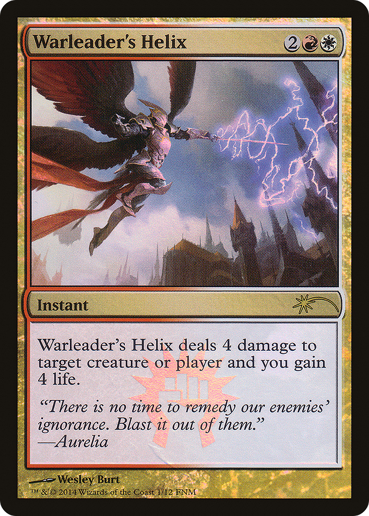 Warleader's Helix (F14-001) - Friday Night Magic 2014 Foil