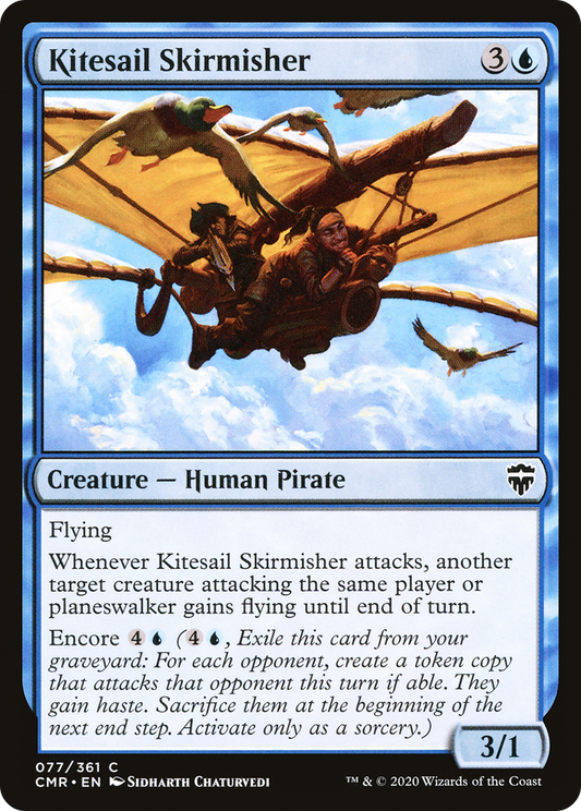 Kitesail Skirmisher (CMR-077) - Commander Legends Foil