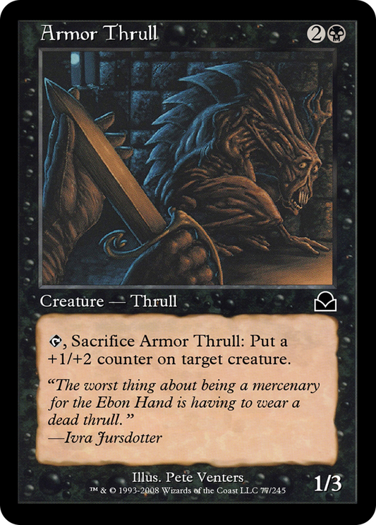 Armor Thrull (ME2-077) - Masters Edition II Foil