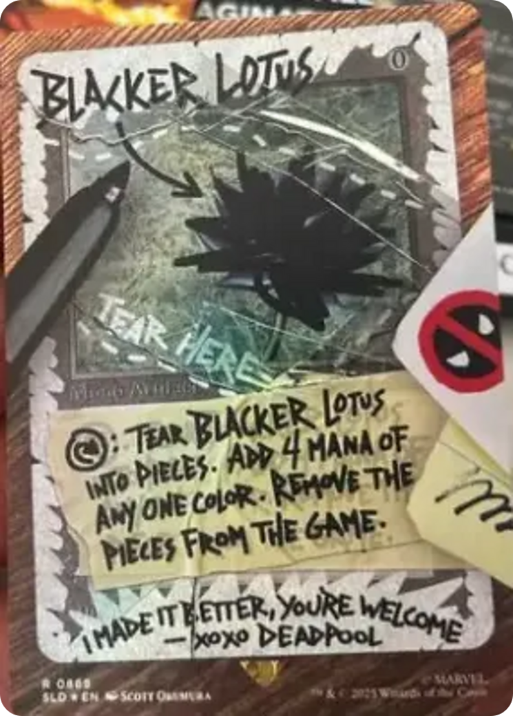 Blacker Lotus (SLD-869) - Secret Lair Drop Foil