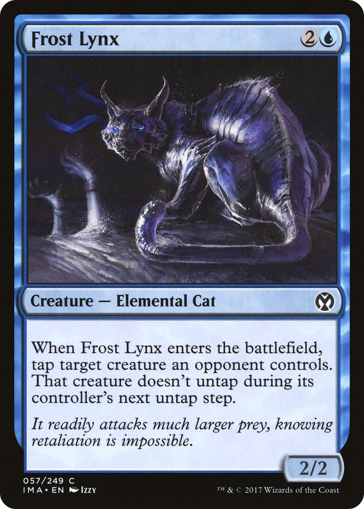 Frost Lynx (IMA-057) - Iconic Masters Foil