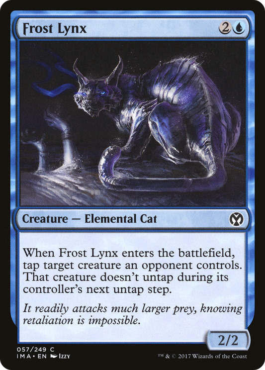 Frost Lynx (IMA-057) - Iconic Masters Foil