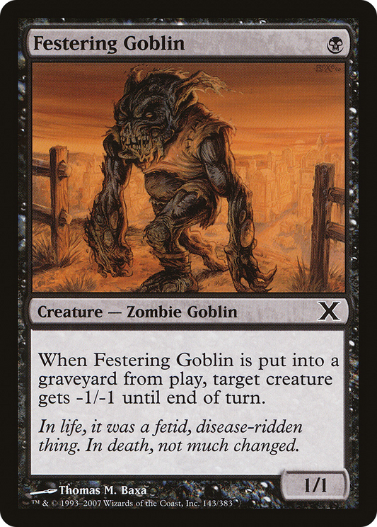 Festering Goblin (10E-143) - Tenth Edition