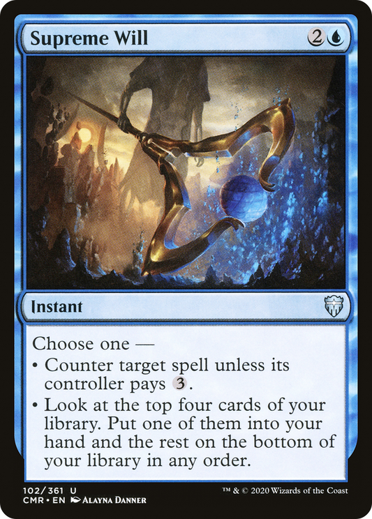 Supreme Will (CMR-102) - Commander Legends Foil