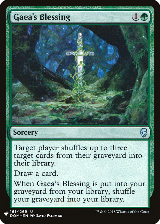 Gaea's Blessing (LIST-DOM-161) - The List