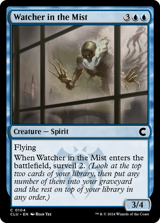 Watcher in the Mist (CLU-104) - Ravnica: Clue Edition