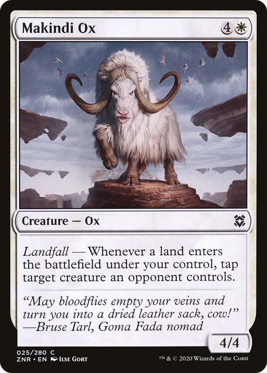 Makindi Ox (ZNR-025) - Zendikar Rising