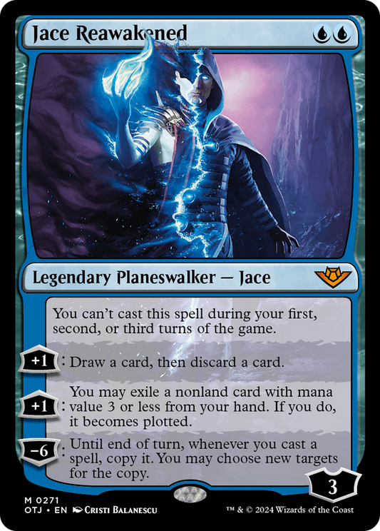 Jace Reawakened (OTJ-271) - Outlaws of Thunder Junction Foil