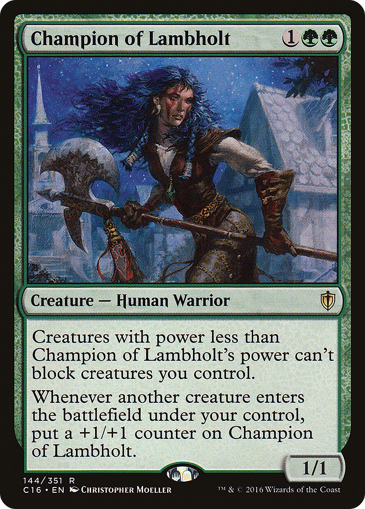 Champion of Lambholt (C16-144) - Commander 2016