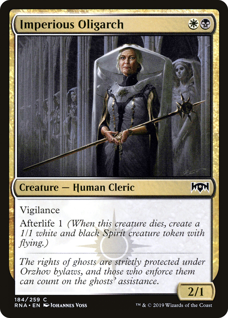 Imperious Oligarch  (RNA-184) - Ravnica Allegiance