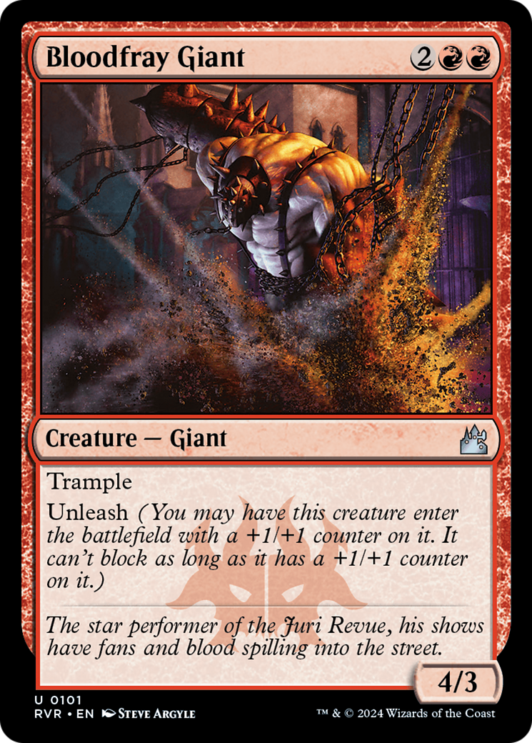Bloodfray Giant (RVR-101) - Ravnica Remastered