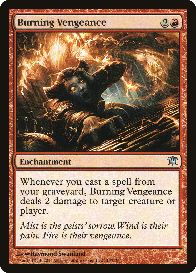 Burning Vengeance (ISD-133) - Innistrad Foil