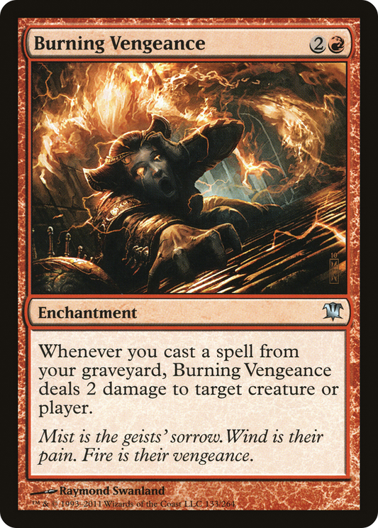 Burning Vengeance (ISD-133) - Innistrad Foil