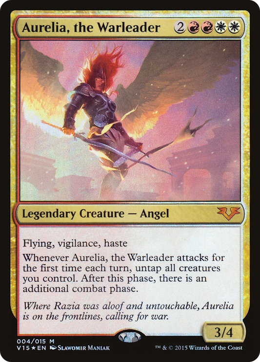 Aurelia, the Warleader (V15-004) - From the Vault: Angels Foil