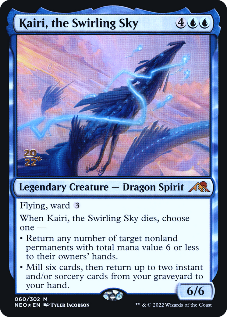 Kairi, the Swirling Sky (PNEO-60S) - Kamigawa: Neon Dynasty Promos Foil